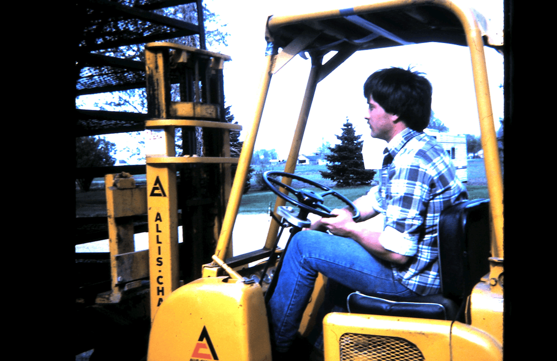 Loading rack on the trailer